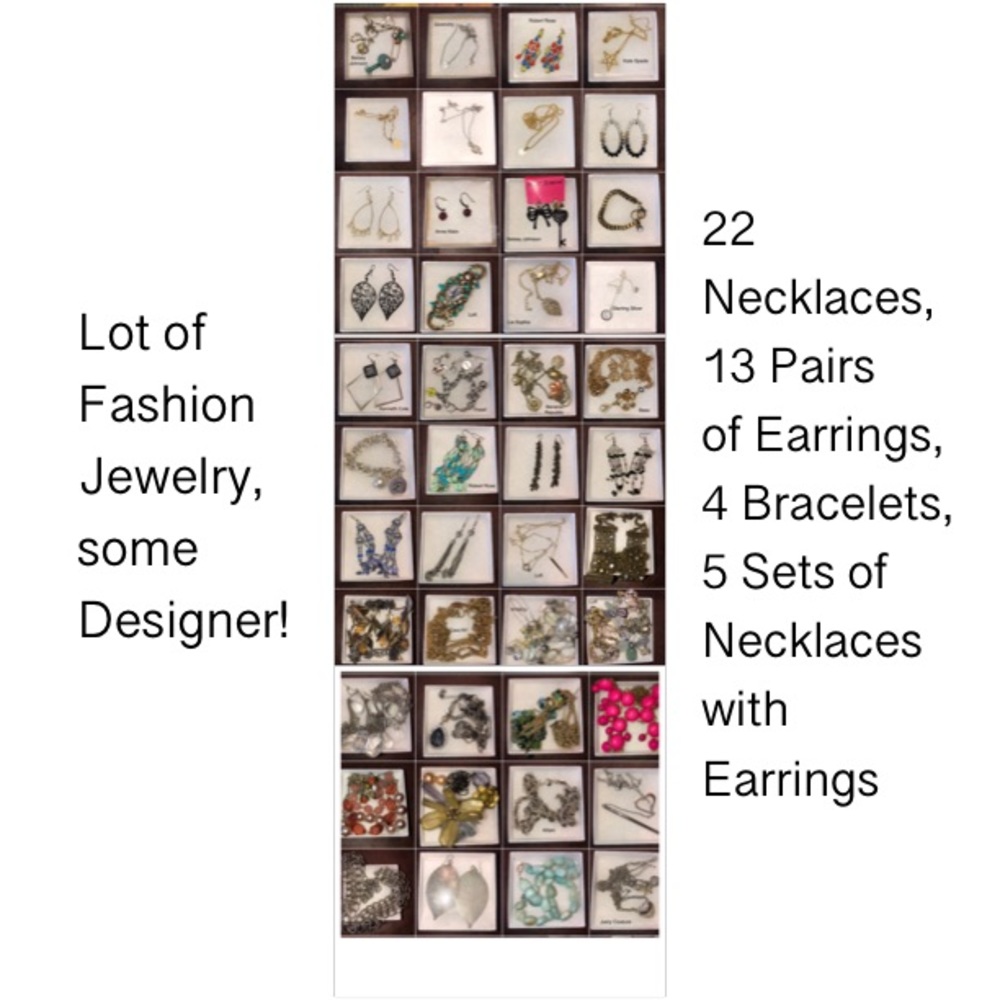 Costume Jewelry Necklaces Earrings Bracelets Sets